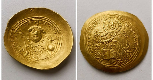 Constantine IX GOLD Histamenon Nomisma TOP!