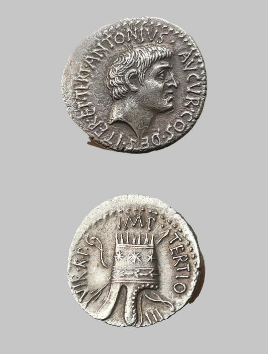 MARK ANTONY. Denarius (37 BC). Antioch